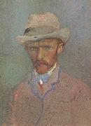 Vincent Van Gogh Self-Portrait with Grey Felt Hat (nn04) china oil painting reproduction